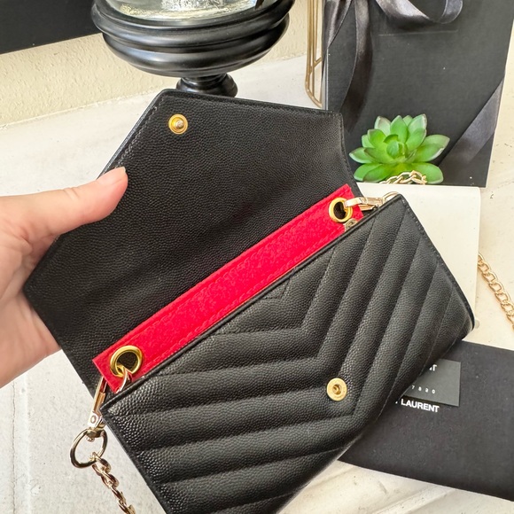 SOLD - 💎Authentic Saint Laurent YSL Cassandre Matelasse Long Flap Wallet - Picture 7 of 16